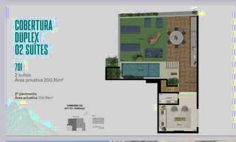 Imagem 2: Lançamento Sambaíba - Cobertura duplex, 2 suítes, vaga - Leblon, RJ