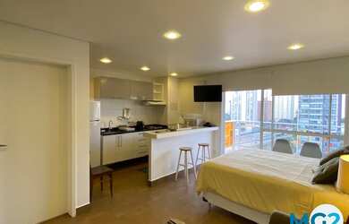 Imagem 2: Estúdio 37 m² com 1 vaga, ao lado do metrô Campo Belo ( linha Lilás)