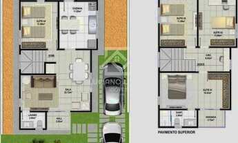 Imagem 5: Lançamento Casa Duplex Solta 4 Suítes no Bella Città Residenziale. Candeias