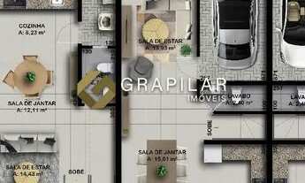 Imagem 4: SOBRADO com 3 dormitórios à venda por R$ 700.000,00 no bairro Fazendinha - CURITIBA / PR