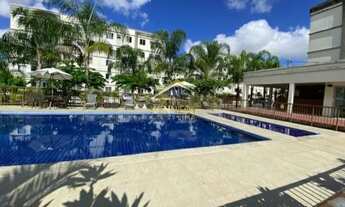 Imagem: Parque Paraíso das Águas por trás do