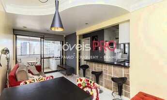 Imagem: Apto mobiliado de 55m2 com 2 dorm, sendo