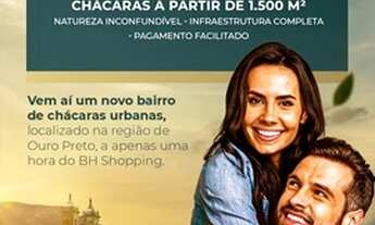 Imagem 4: Chácaras urbanas a partir de 1.500 m² na região de Ouro Preto. - Em 210 X