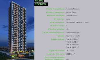 Imagem 6: Apartamento para venda possui 64 metros quadrados com 2 quartos