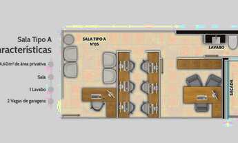 Imagem 6: Sala à venda no manhattan,com 34 m² por R$ 444.990 - Tirol - Natal/RN
