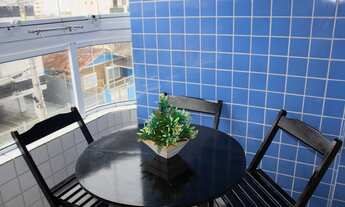 Imagem 2: M023-Aluguel para Temporada Apto 1Dorm lateral com vista para o mar Sacada Gourmet