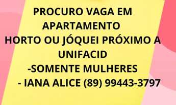 Imagem: PROCURO VAGA EM APARTAMENTO PRÓX A UNIFACID