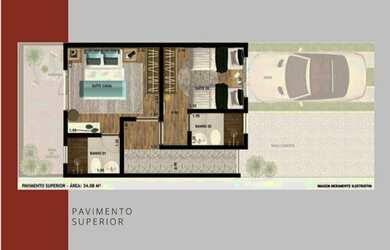 Imagem 7: Casa de condomínio para venda com 76 metros quadrados com 2 quartos