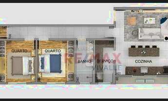 Imagem 6: Apartamento com 3 dormitórios sendo 1 suíte à venda, 126 m² por R$ 670.000 - Centro - Joaç