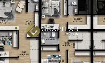 Imagem 5: SOBRADO com 3 dormitórios à venda por R$ 700.000,00 no bairro Fazendinha - CURITIBA / PR