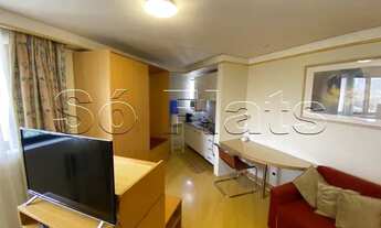 Imagem 2: Flat Tsue Bienal disponível locação com 26m², 1 dormitório e 1 vaga de garagem