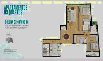 Imagem 2: Lançamento Sambaíba - 3 quartos, 2 suítes, vaga - Leblon, Rio de Janeiro