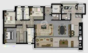 Imagem 4: Vila Nova Conceição- apartamento a venda-154 au- lazer-novo- terraço gourmet -$ 5.100.000