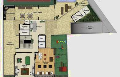 Imagem 4: Apartamento para venda tem 55 metros quadrados com 2 quartos
