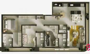 Imagem 4: Harmony Park Way - 118m² (03 Suítes) em Setor Bueno - Goiânia - GO