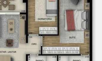 Imagem 3: Ágio gyro Vaca Braca Apartamento com 2 Quarto(s) e 2 banheiro(s) à Venda, 71.08 por R$ 975