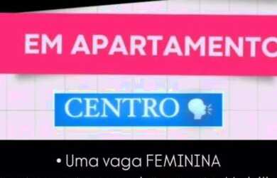 Imagem: Vaga feminina em apartamento (centro/roxo