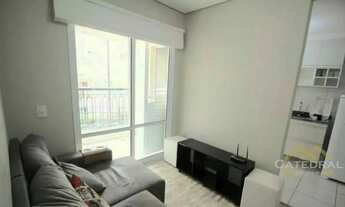 Imagem 2: Apartamento Mobiliado com 1 dormitório para alugar, 42 m² por R$ 4.260/mês - Jardim Ermida