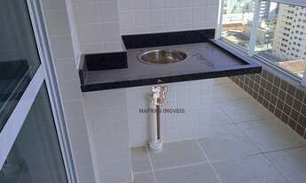 Imagem 7: Apartamento com 2 dormitórios à venda, 74 m² por R$ 510.000,00 - Canto do Forte - Praia Gr