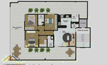 Imagem 4: Apartamento com 3 quartos sendo 01 com suite à venda, 55 m² por R$ 450.000 - Santa Branca