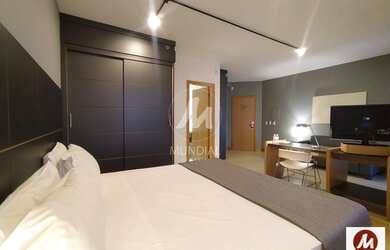 Imagem 3: Apartamento (flat) 1 dormitórios/suite, portaria 24hs, lazer, espaço gourmet, salão de fes