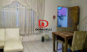 Imagem 2: Casa Sobrado Residencial de 113 m² à venda - 3 dorm - 3 vagas - quintal - Vila Santa Catar