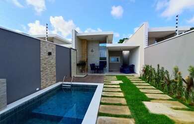 Imagem 4: Casa com 3 dormitórios à venda, 97 m² por R$ 345.000,00 - Guaribas - Eusébio/CE