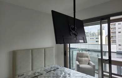 Imagem 2: Studio Mobiliado aluguel possui 27 metros com 1 quarto ,sem vaga Cerqueira César - São Pa