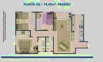 Imagem: Alugo apartamento 3quartos - Residencial