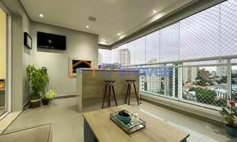 Imagem 2: Apartamento de 123 m², com 3 suítes, 5 banheiros, 3 vagas - Vila Mascote - São Paulo - SP