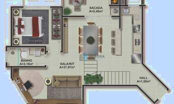 Imagem 3: Duplex com três dormitórios - Entrega 11/2023