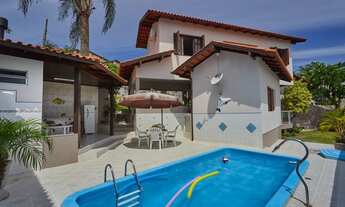 Imagem 5: Casa semi mobiliada com 3 dormitórios, piscina e uma linda vista - Itaguaçu - Florianópoli