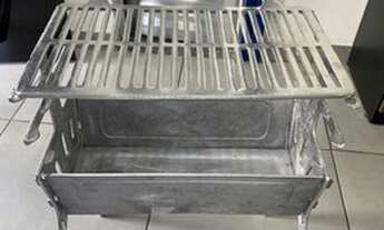 Imagem 3: Churrasqueira em aço inox