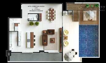 Imagem 3: LANÇAMENTO] Cobertura duplex, 3 suítes + piscina privativa - Pedra Branca