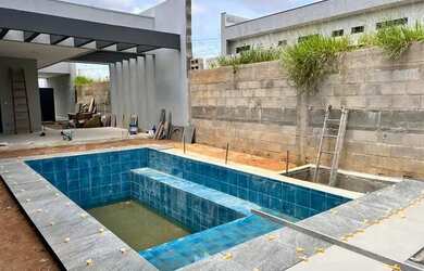 Imagem 2: Casa nova, térrea a venda, Condomínio Recanto das Palmas, bairro Bosque em Vinhedo/SP