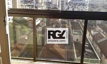 Imagem 2: Apartamento com 2 dormitórios à venda, 98 m² por R$ 485.000,00 - Embaré - Santos/SP