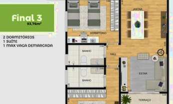 Imagem 3: Apartamento 2 dorm. | 2 quadras da Praia