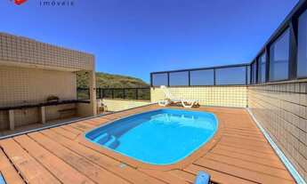 Imagem 6: COBERTURA LINEAR FRENTE PARA O MAR NA PRAIA DO MORRO COM PISCINA, CHURRASQUEIRA E VISTA PA