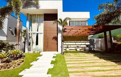 Imagem 6: ALPHAVILLE LITORAL NORTE 1 | Casa 306m² com 4 suítes | Moderna | Piscina