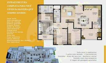 Imagem 3: APARTAMENTO à venda, 2 quartos, 1 suíte, 2 vagas, REGIÃO DO LAGO - CASCAVEL/PR