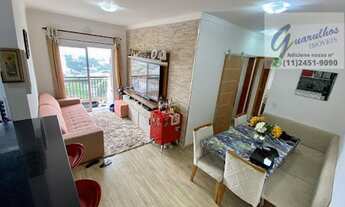 Imagem 2: Maravilhoso Apartamento com 2 dormitórios à venda, 64 m² por R$ 350.000 - Vila Galvão - Gu