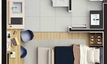 Imagem 4: APARTAMENTO com 1 dormitório à venda por R$ 385.900,00 no bairro Cabral - CURITIBA / PR