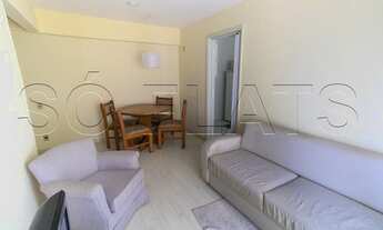 Imagem 3: Flat para locação no Roma Palace contendo 49m², 1 dormitório e 1 vaga de garagem