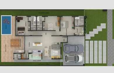 Imagem 2: Terras Alphaville - Casa com 3 suítes