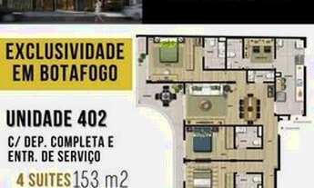 Imagem 2: Apartamento para venda com 153m² com 4 suítes , dep. completa , vista para o cristo