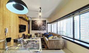 Imagem: Flat com 1 dormitório para alugar, 50 m²