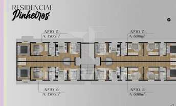 Imagem 6: Apartamento, face norte próximo da Avenida Irai com 70 m², contendo 3 quartos sendo 1 suít