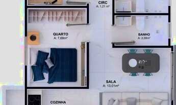 Imagem 4: Apartamento com Área Privativa para Venda em Belo Horizonte, Candelária, 2 dormitórios, 1