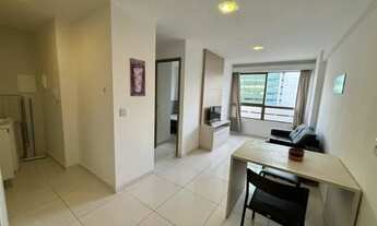 Imagem 2: EC- alugo flat mobiliado, 35 metros, prédio novo, área de lazer n a ilha do leite