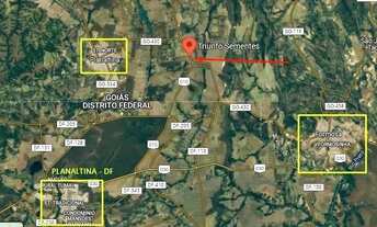 Imagem 2: Chácara 10 mil m² PlanaltinaGO escrit. R$ 120 mil - próx postos Advance e Indaiá